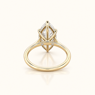 ISLETA – 3.5 Carat Marquise LGD Ring in 14K Yellow Gold