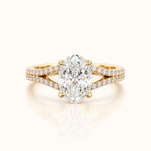 ELODIE — 3ct Oval Lab-Grown Diamond Ring