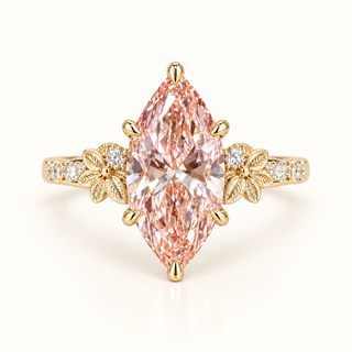 Vienne Marquise Diamond Ring in 14K Yellow Gold