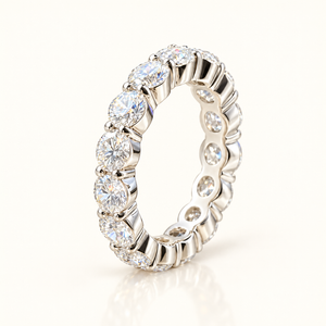 ADELINE — 4ct Round Brilliant Eternity Lab-Grown Diamond Ring