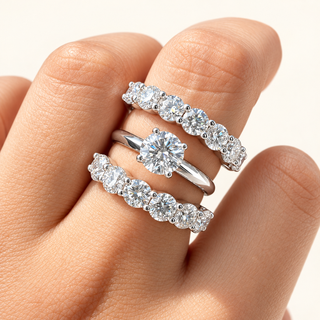 Round Brilliant Cut Diamond Eternity Band