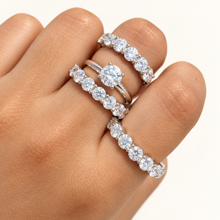 Round Brilliant Cut Diamond Eternity Band