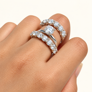 Round Brilliant Cut Diamond Eternity Band