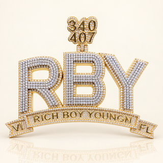 18 Carats Rich Boy Youngin 14kt Gold Pendant| Custom Jewelry Project