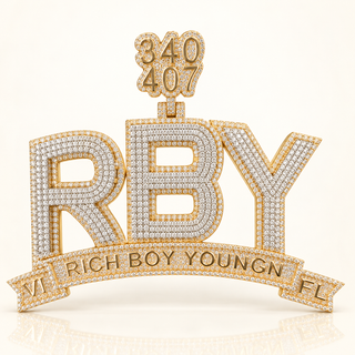 18 Carats Rich Boy Youngin 14kt Gold Pendant| Custom Jewelry Project