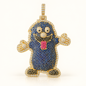 12 Carats 14kt Gold Character Pendant | Custom Jewelry Project