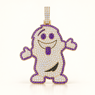 12 Carats 14kt Gold Character Pendant | Custom Jewelry Project