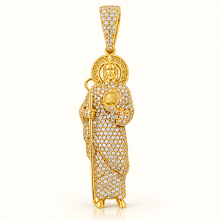 3.5 CARATS SAINT JUDAS PENDANT 14KT GOLD | Custom Jewelry Project